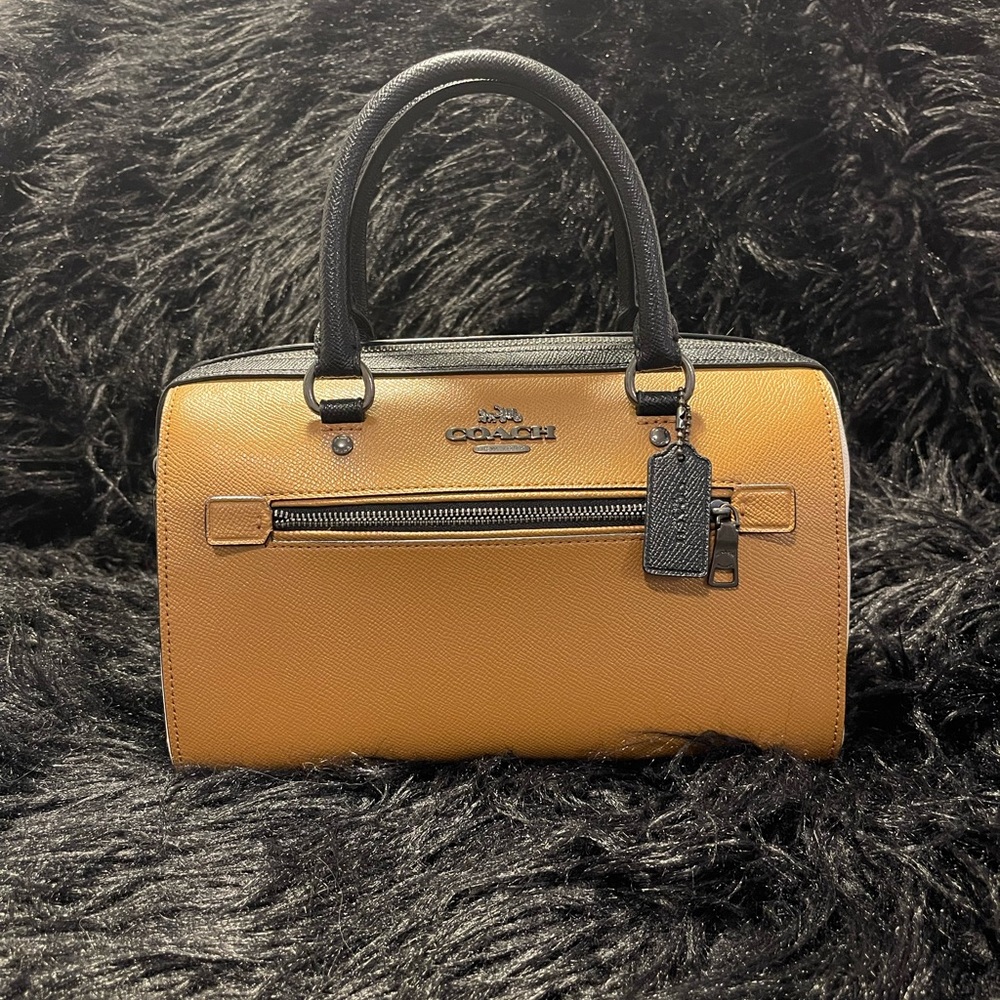 Coach Rowan Color block Satchel
